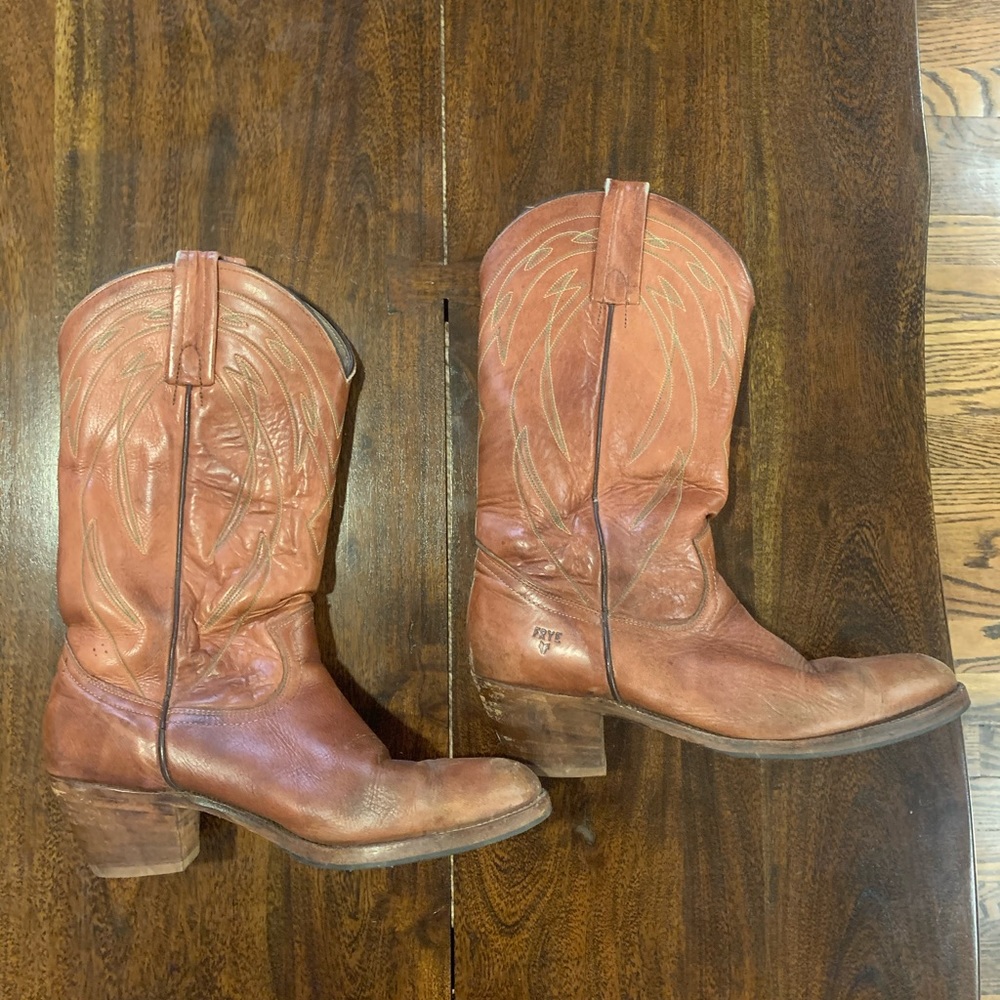 Frye cow boy boots